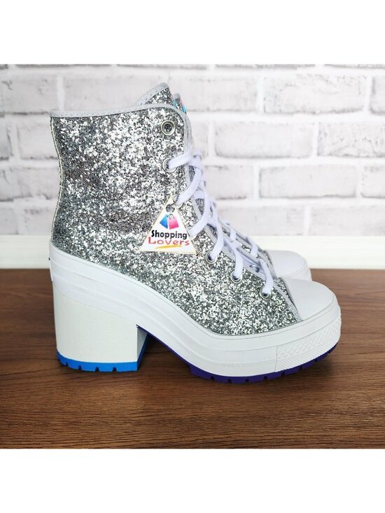 ⭐CONVERSE CHUCK 70 DELUXE Sz 8.5 Mens Shoes Heel Boots Sneakers Glitter A06028C main image 12